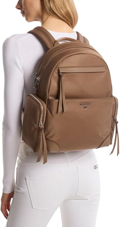 Michael Kors Women's Brown Metallic Prescott Large Backpack |Michael Kors In Lebanon