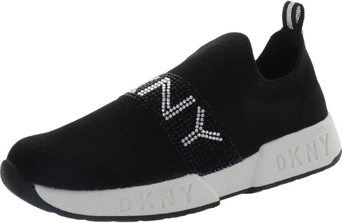 DKNY Girl's Black Maddie Diamond Sneakers | DKNY In Lebanon