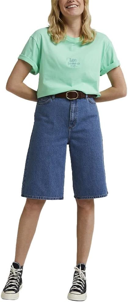 Lee Women's Blue Bermuda Denim Shorts | Lee In Lebanon