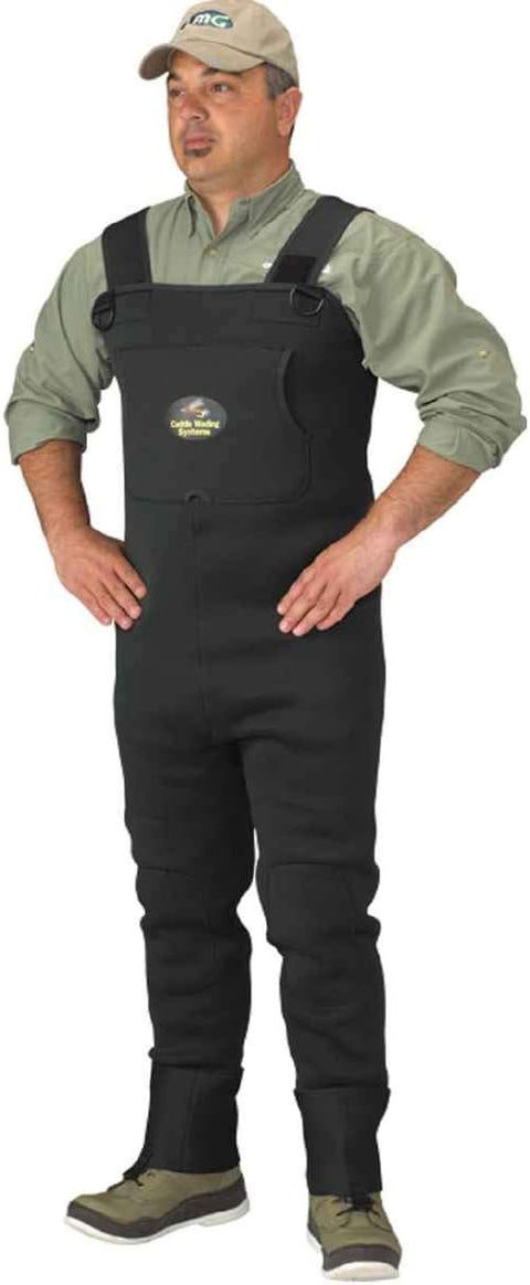 Caddis Men's Green Neoprene Stocking Foot Chest Wader | Caddis In Lebanon