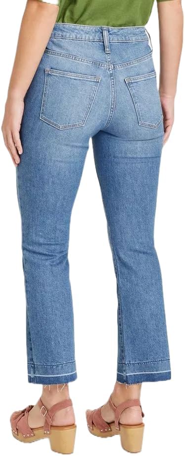 Universal Thread Women's Blue High-Rise Ankle Bootcut Pants |Universal Thread In Lebanon