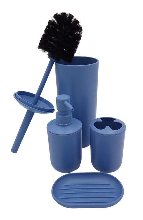 Vivess Blue Plastic Toilet Set | Vivess in Lebanon