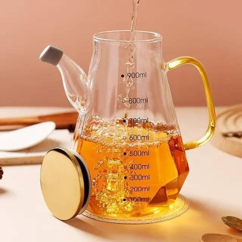 SD Home Glass Oil Dispenser Bottle with Scale (900ml) | SD Home In Lebanon