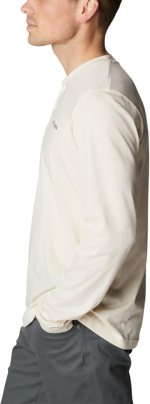 Columbia Men's Off White Thistletown Hills Hiking Henley Blouse |Columbia In Lebanon