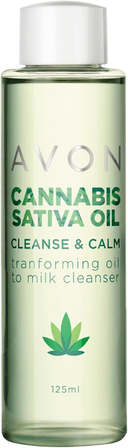 Avon Cannabis Sativa Cleanse & Calm Makeup Remover Cleansing Oil 125ml | Avon In Lebanon