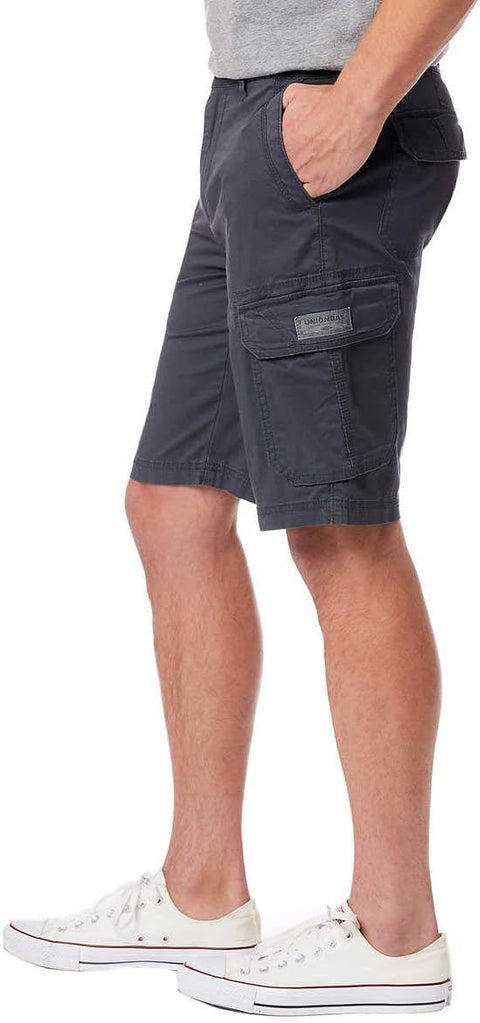Unionbay Men’s Dark Gray Lightweight Cargo Shorts with Comfort Stretch|Unionbay In Lebanon
