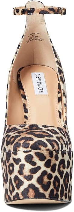 Steve Madden Women's Animal Printed Skyrise Ankle-Strap Platform Pumps Heels |Steve Madden In Lebanon
