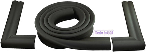 KidKusion Hearth Cushion Black Babyproof Fireplace Bumper | KidKusion In Lebanon