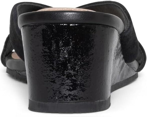 NYDJ Women's Black Contessa Wedge Slipper | NYDJ in Lebanon