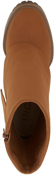 INC International Concepts Women's Camel Suede Acelina Fold-Over Cuffed Dress Boots | INC International Concepts In Lebanon