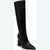 Wild Pair Women's Black Islah Faux Leather Knee-High Boots