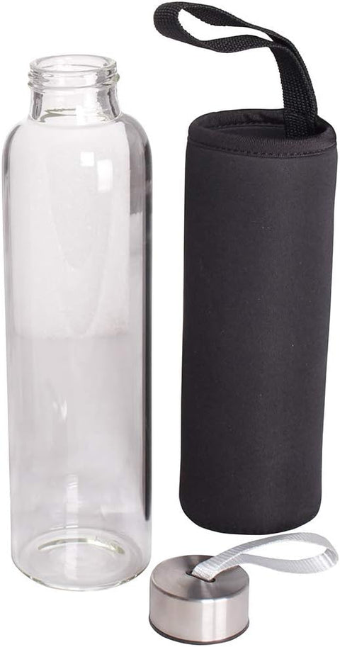 Thermo Rex Glass Drinking Bottle 500 ml with Neoprene Protective Cover | Thermo Rex In Lebanon