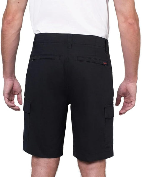 Wearfirst Men's Black Classic Fit Stretch Lightweight Cargo Short | Wearfirst In Lebanon