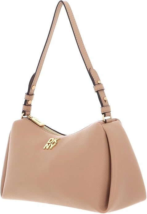 DKNY Women's Beige Remy Top Zip Shoulder Bag | DKNY In Lebanon