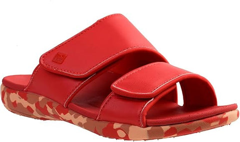 Spenco Women's Red Kholo Nuevo Camo Slide Slipper |Spenco In Lebanon
