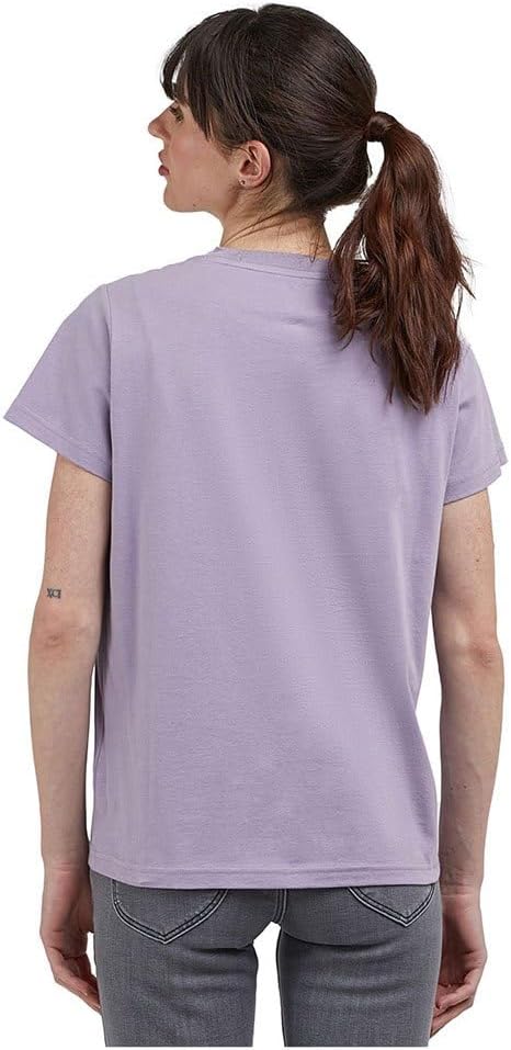 Lee Women's Purple Crew Neck Logo T-Shirt | Lee In Lebanon