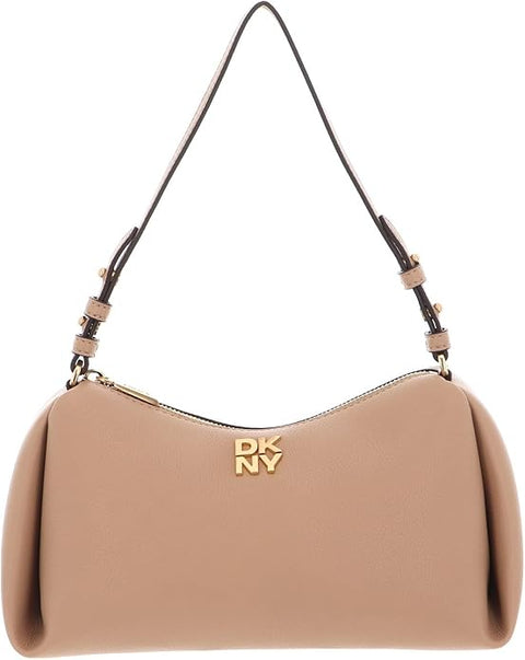 DKNY Women's Beige Remy Top Zip Shoulder Bag | DKNY In Lebanon