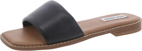 Steve Madden Women's Black Leather Sandra Slipper |Steve Madden In Lebanon
