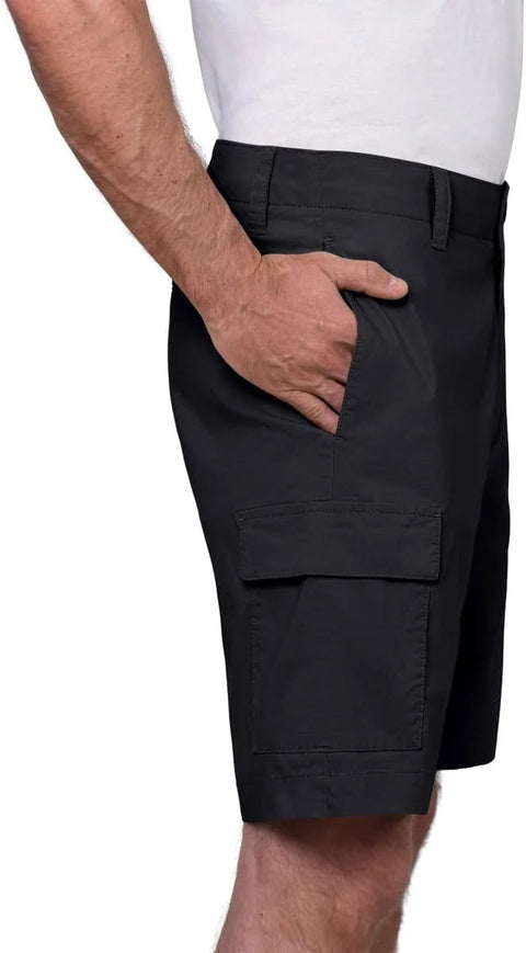 Wearfirst Men's Black Classic Fit Stretch Lightweight Cargo Short | Wearfirst In Lebanon