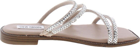 Steve Madden Women's Silver Rhinestone Starie Sandals | Steve Madden In Lebanon