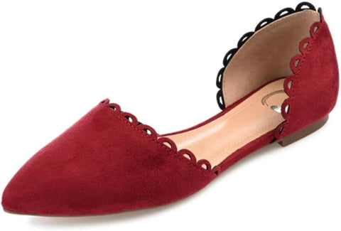 Journee Collection Women's Dark Purple Flats ACS1005