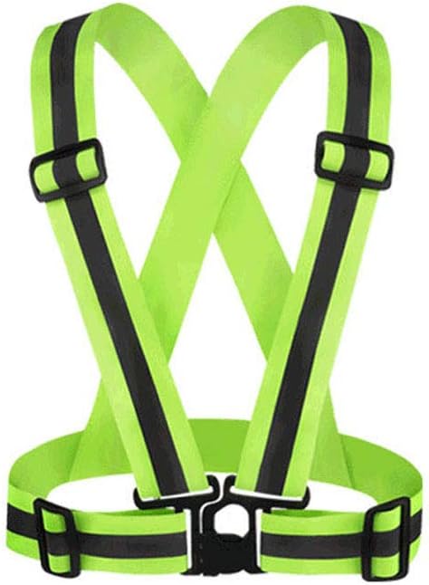 Running Green Reflective Safety Vest |Running in Lebanon
