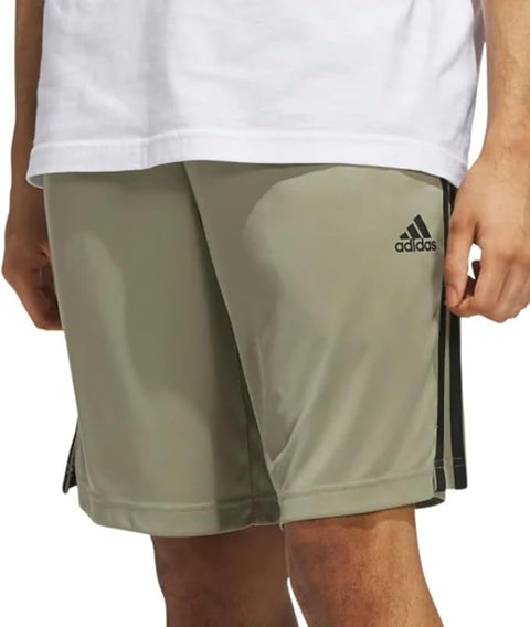 Adidas Men’s Khaki Green 3S PES Athletic Shorts Short|Adidas In Lebanon