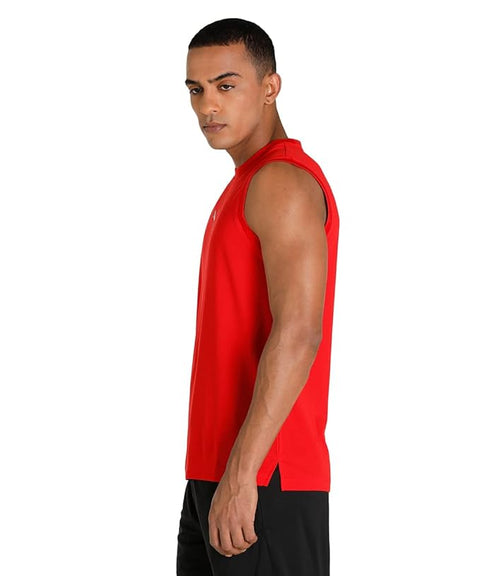 Puma Men's Red Regular Fit Sports Tank Top | Puma In Lebanon