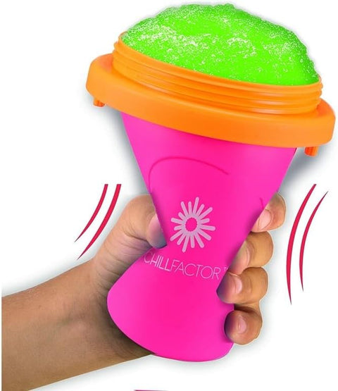 Chillfactor Pink Slushy Maker with Reusable Cup and Straw  | Chillfactor In Lebanon