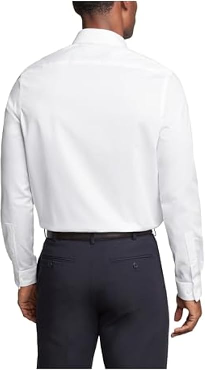 Michael Kors Men's White Ultra Wrinkle Free Stretch Regular Fit Shirt | Michael Kors in Lebanon