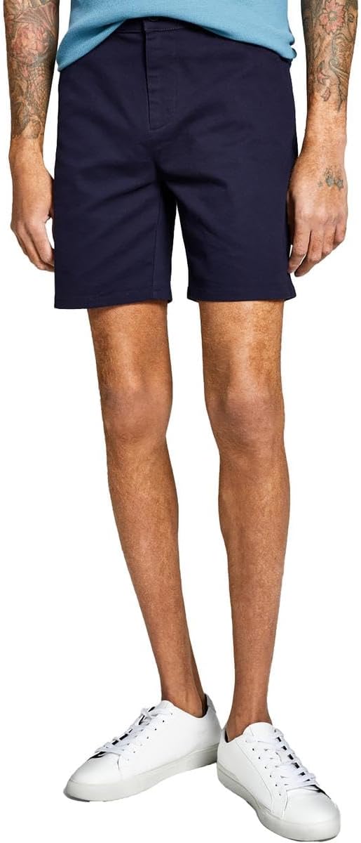 And Now This Men's Navy Stretch Chino Shorts|And Now This in Lebanon
