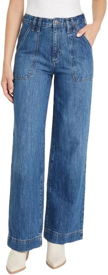 Universal Thread Women's Navy Blue High-Rise Wide Leg Jeans| Universal Thread In Lebanon