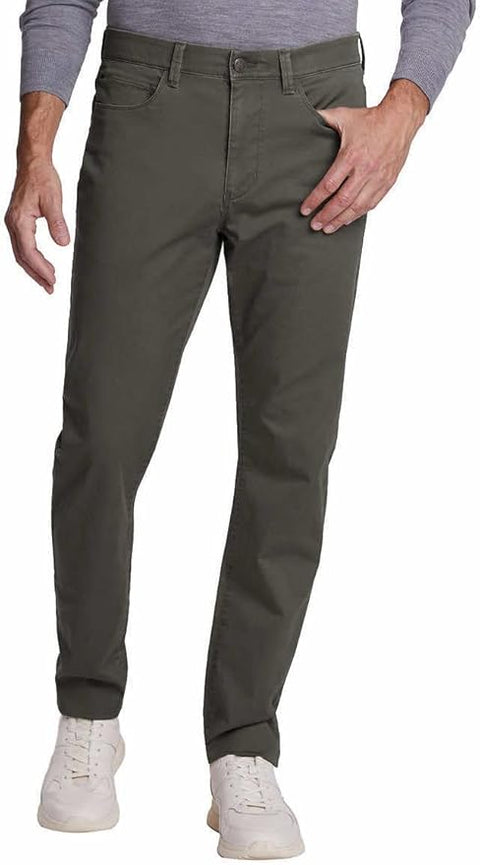 English Laundry Men's Military Green Twill Chino Pants | English Laundry In Lebanon