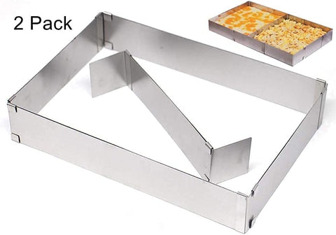 Kitchen Life Square Mould Adjustable Sides From 9 to 15cm L9 x H 5cm | Kitchen Life In Lebanon
