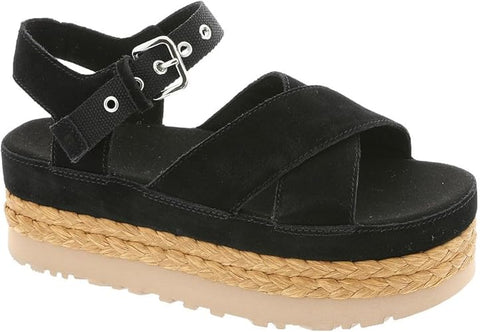 UGG Women's Black Aubrey Buckled Strappy Sandal | UGG  In Lebanon