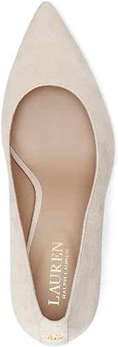 Lauren Ralph Lauren Women's Cream Lanette Suede Pump Heel | Lauren Ralph Lauren In Lebanon