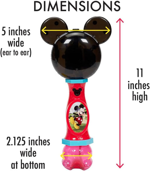 Little Kids Disney Mickey Mouse Light and Sound Musical Bubble Wand | Little Kids In Lebanon