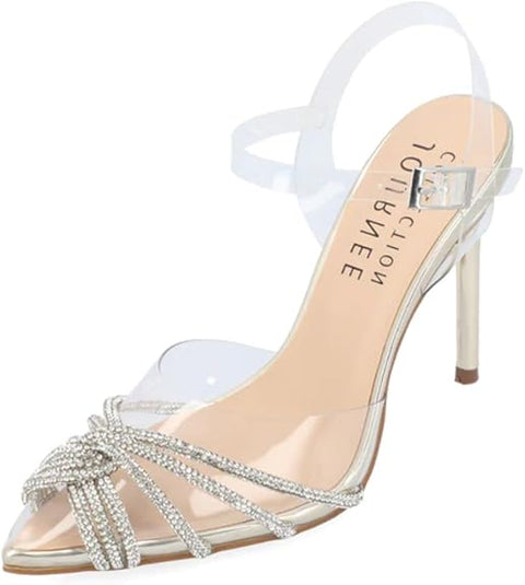 Journee Collection Women's Clear Eleora Heels ACS959
