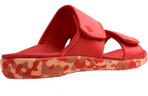 Spenco Women's Red Kholo Nuevo Camo Slide Slipper |Spenco In Lebanon