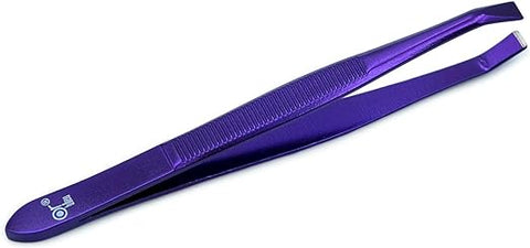 Or Bleu Electroplated Square Tip Tweezers  CT-409A