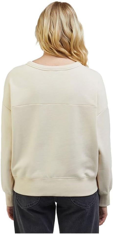 Lee Women's Beige Henley Ecru Long Sleeve Sweatshirt | Lee In Lebanon