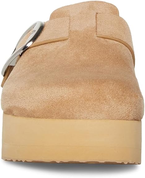 Madden Girl Women's Beige Suede Cutie piie Slippers | Madden Girl In Lebanon