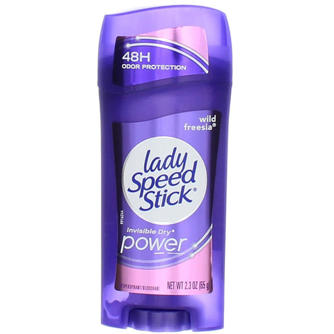 Lady Speed Stick Antiperspirant Deodorant, Invisible Dry, Wild Freesia 65g