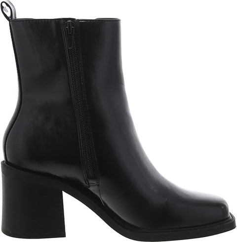 INC International Concepts Women's Black Mapiya Square-Toe Fold-Boots | INC International Concepts In Lebanon