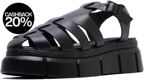 Qupid Women's Black Ankle Strap Comfort Sandal | Qupid In Lebanon