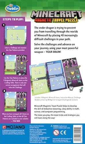 ThinkFun Minecraft Magnetic Travel Puzzle | ThinkFun In Lebanon