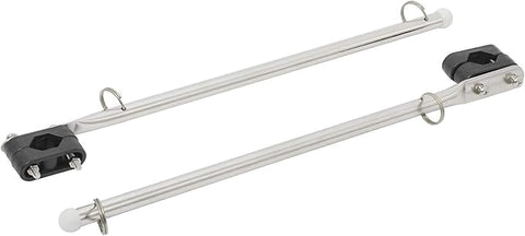 NovelBee 2-Pack Stainless Steel Flag Pole Rail Mount | NovelBee In Lebanon