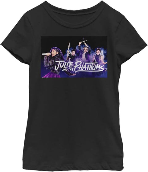 Netflix Girl's Black T-Shirt AMZ98