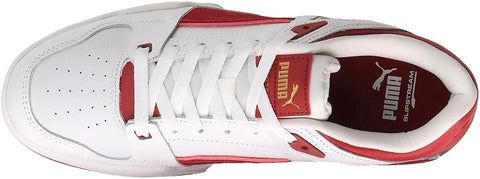 Puma Women's White & Burgundy Slipstream Suede Fs Lace Up Sneakers | Puma In Lebanon