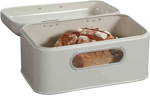 Kesper Brotkasten Light Beige Metal Food Storage Box | Kesper In Lebanon